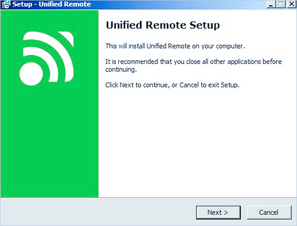 Using Unified Remote to Control PC from Android Phone