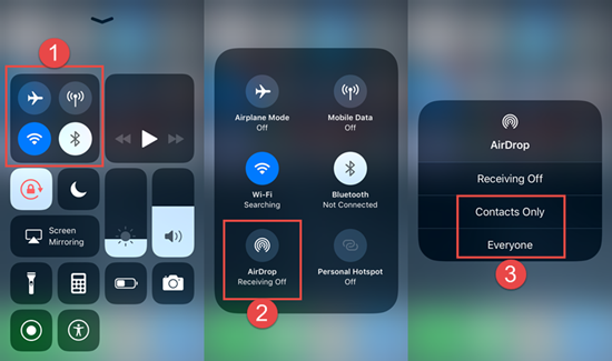 Étapes pour envoyer de vidéos lourdes à partir d'un iPhone via AirDrop