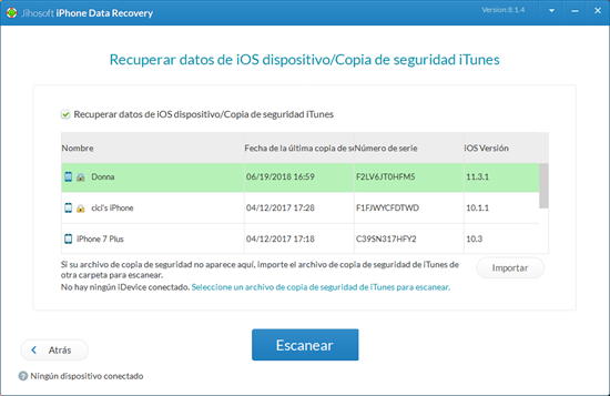 Cómo imprimir contactos desde copias de seguridad de iPhone