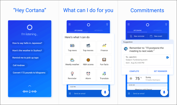 Microsoft Cortana is one of the best Android Assistant Apps in 2019.