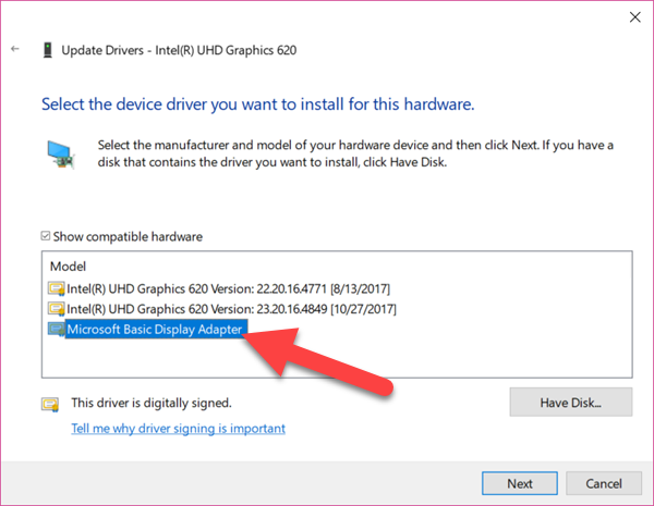 Update Windows 10 Brightness Driver Automatically