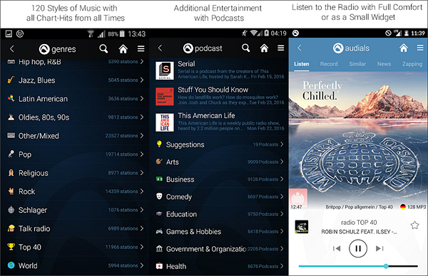 Radio Player â€“ Audials is best Radio Apps for Android to Stream Online Music.