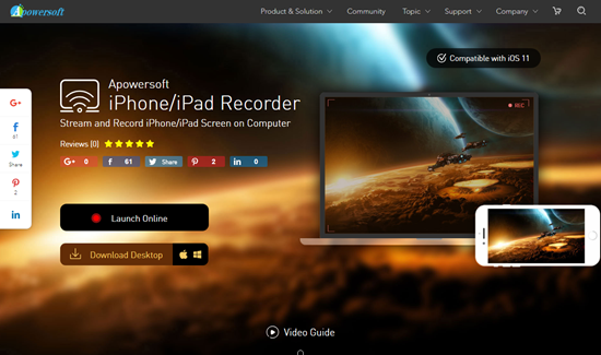 iPhone/iPad Recorder, iOS Mirror Apps für Kabelloses Streaming auf Ihrem iPhone