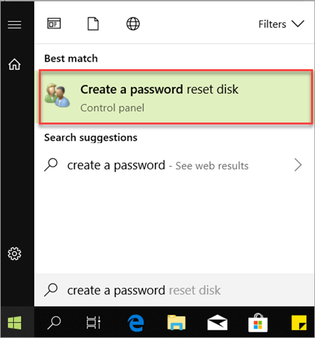 Recover Windows 10 Password with Reset USB/Disk