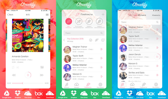 Cloudify, Mejores aplicaciones de descarga de música para iPhone.