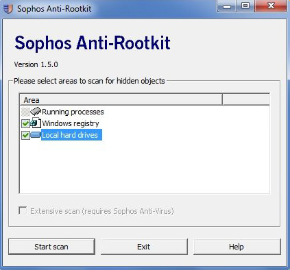 Sophos Rootkit Removal is one of the best Keylogger Rootkit Detector and Remover Software.