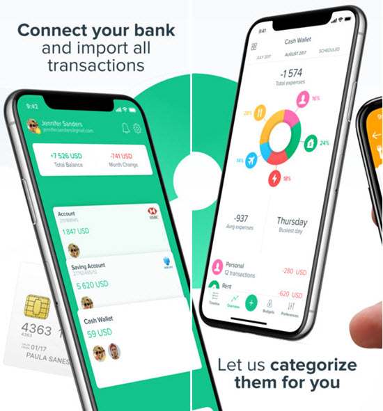 Spendee, Top Budget Tracking Apps für iPhone/iPad.