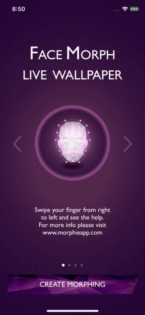 Face Morph Live Wallpaper, Les Meilleures Applications de Fond d'écran Vivants pour iPhone.