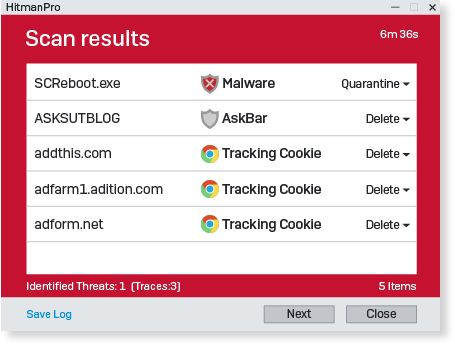 Remove “Windows Detected ZEUS virus” Scam with HitManPro