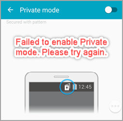 ¿Cómo solucionar el problema que el modo privado no funciona en Samsung?