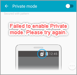 Comment réparer le mode privé ne fonctionne pas sur Samsung?