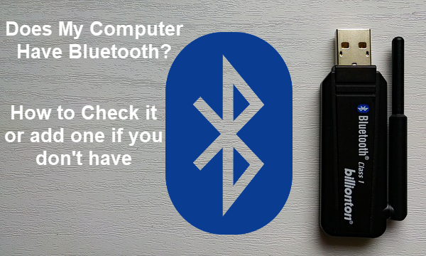 How to Add Bluetooth to Your Computer