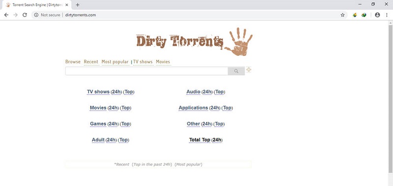 Dirty Torrents, Torrentz / torrentz2 alternativas: 10 sitios de torrent similares.