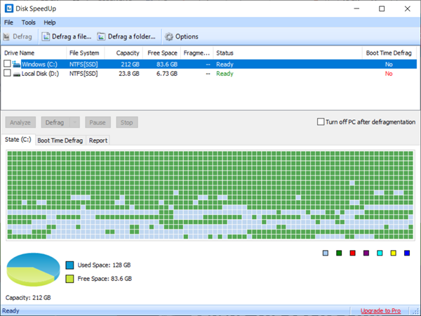 free defragmentation software for windows 10