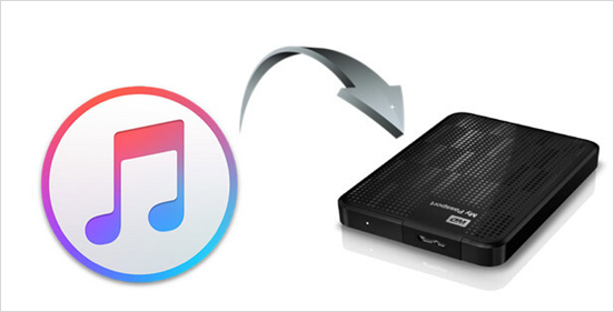 ¿Cómo mover la biblioteca de iTunes a un disco duro externo?