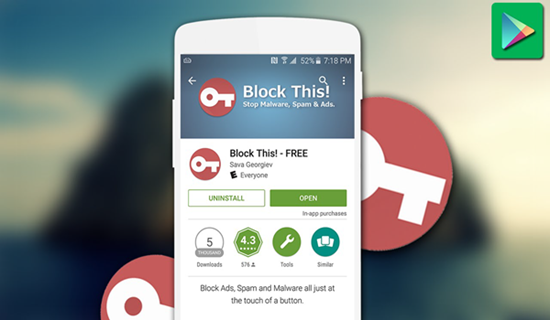 Block This, Beste Werbeblocker Apps für Android Phone.
