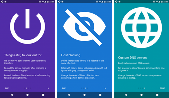 DNS66, Beste Werbeblocker Apps für Android Phone.