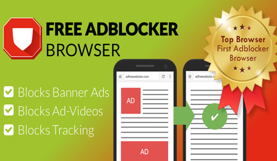 Free Adblocker Browser, Beste Werbeblocker Apps für Android Phone.