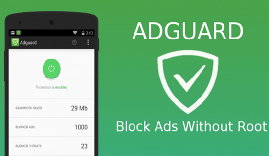 AdGuard for Android, Top aplicaciones de bloqueador de anuncios para Android.