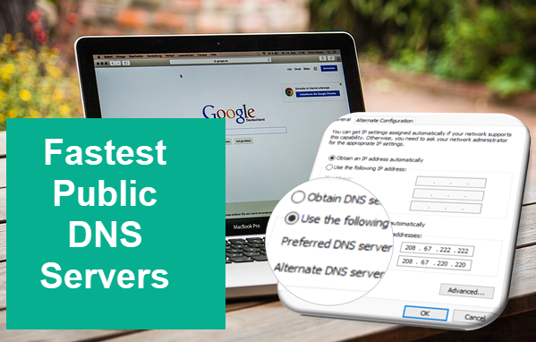 Free Public DNS Server Addresses.