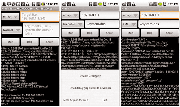 Using Nmap to hack Android phone without Root.