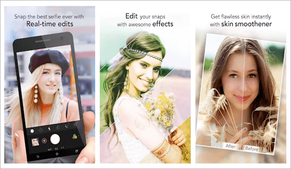 YouCam Perfect – App für Selfie Foto Bearbeitung, Top 5 Selfie Kamera Apps für Android.