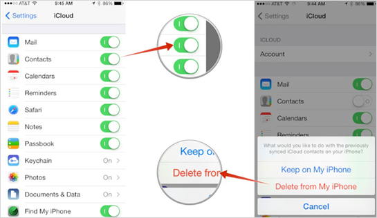 ¿Cómo recuperar los contactos eliminados desde iCloud?