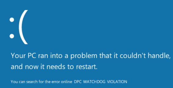 Fix DPC Watchdog Violation Blue Screen.