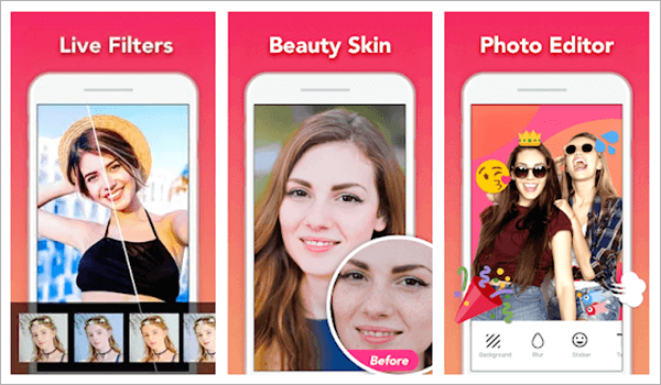 Selfie Camera, Las 5 mejores aplicaciones de cámara de Selfies para Android.