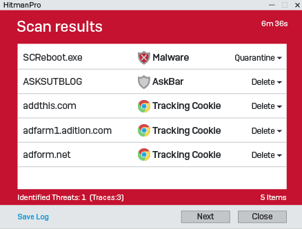 Fix Win32: Malware-gen Virus Detection using HitmanPro