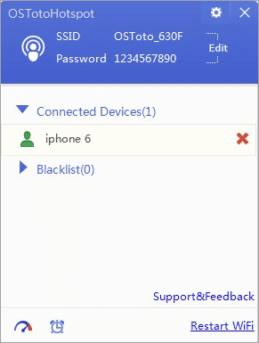 Ostoto Hotspot is one of the best WiFi Hotspot software for PC.