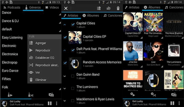 Rocket, Mejores reproductores de audio para Android.