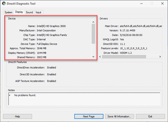 How to Check Graphics Card Windows 10 with Run Command