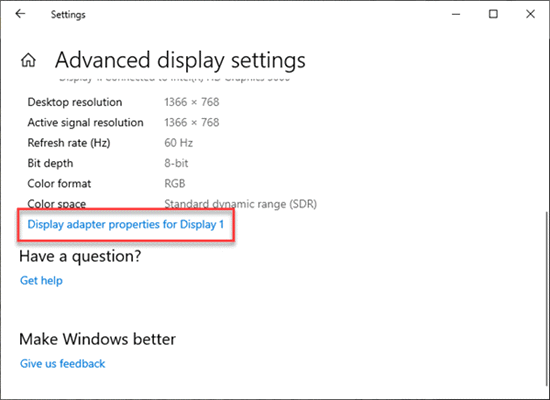 How to Check Graphics Card in Windows 10 Settings