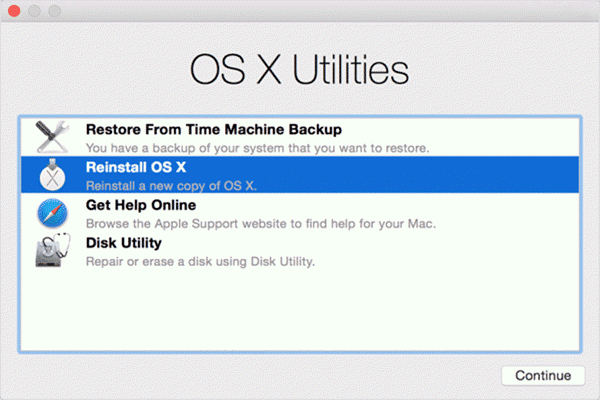 Restart Your Mac to Recovery Mode