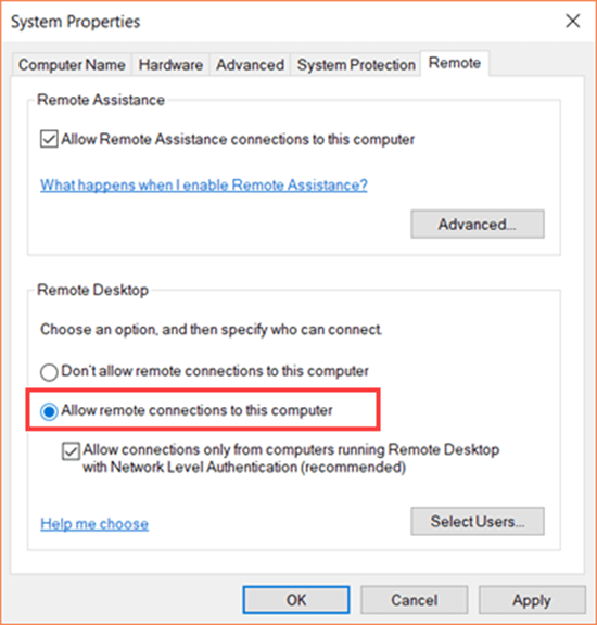 Comment activer le Bureau à distance dans Windows 10?