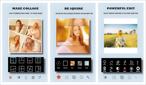 Square Size Fit – Collage Maker & Photo Editor