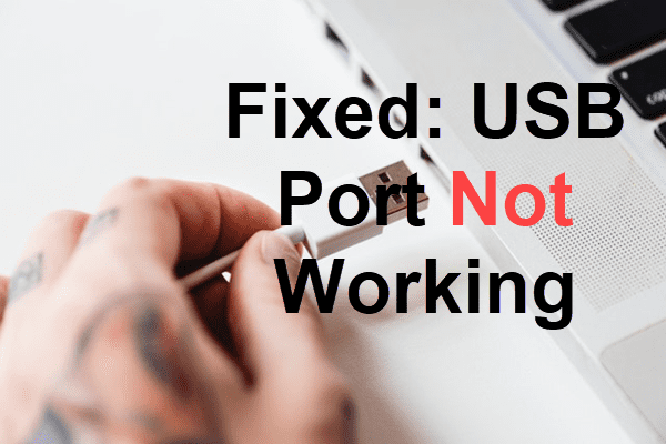 USB Port Not Working
