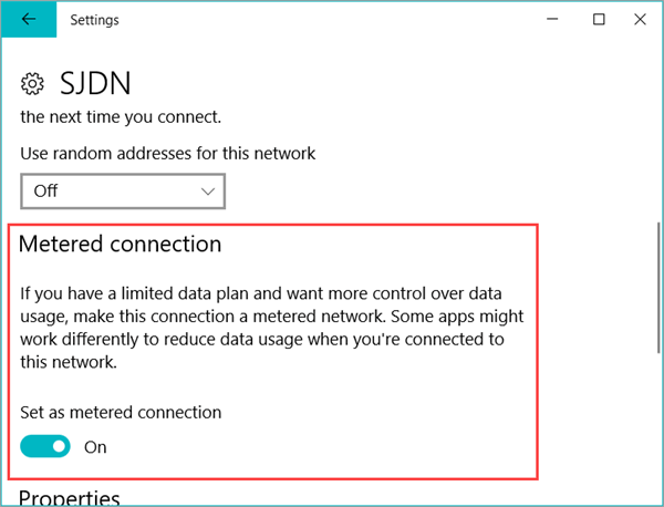 Arrêter la mise à jour de Windows 10 en modifiant les paramètres Wi-Fi