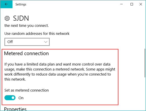 Detener las actualizaciones de Windows 10 cambiando los ajustes Wi-Fi