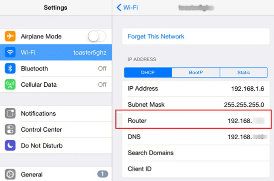 Inicia sesión en la configuración de tu router