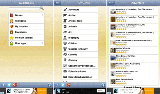 LibriVox Audiobooks est une application gratuite de livres audio pour iPhone, iPad et iPod.