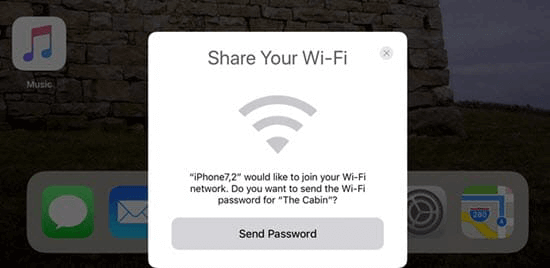 Wie teilt man das WLAN-Passwort zwischen iOS-Geräten in iOS 11 und später?