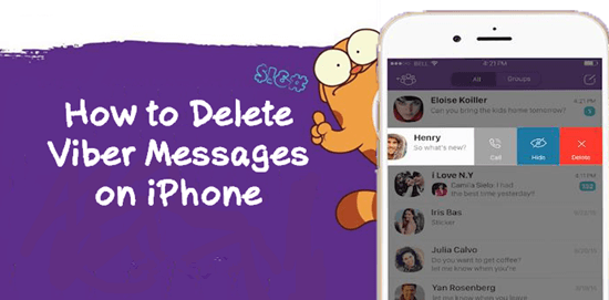 Comment supprimer les messages Viber sur votre iPhone?