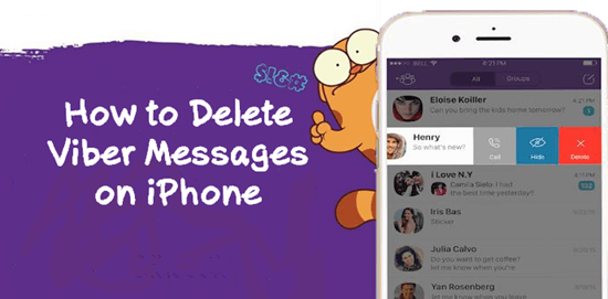 ¿Cómo eliminar los mensajes de Viber en tu iPhone?
