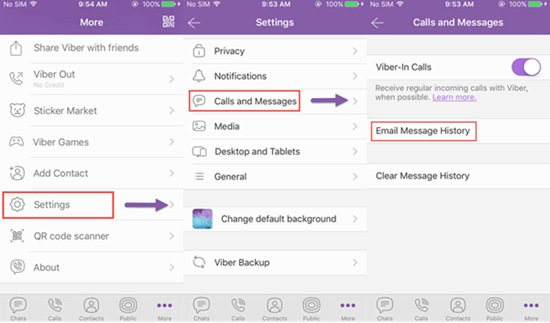 Sie können die Viber-App auch in den iPhone Einstellungen löschen.