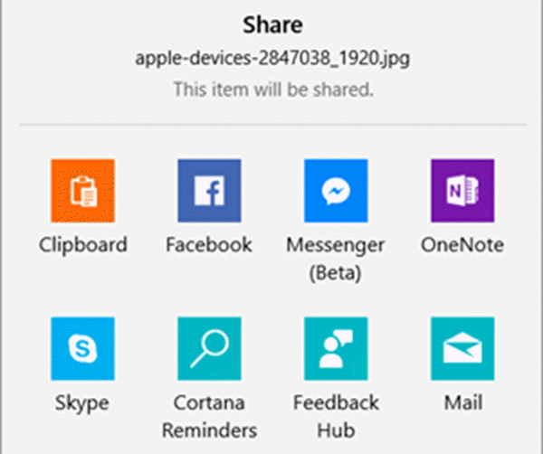 Teilen und Freigabe von Windows 10 Dateien über den Datei-Explorer