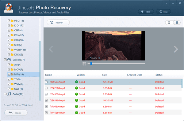 Preview and Recover Photos from Formatted SD Card