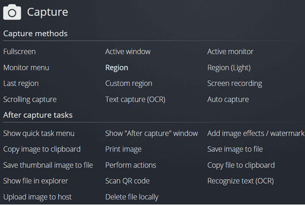 ShareX screen recorder is another open-source & free screen recorder for PC which is running on Windows