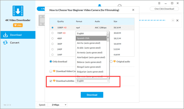 How to Extract Subtitles While Downloading Videos